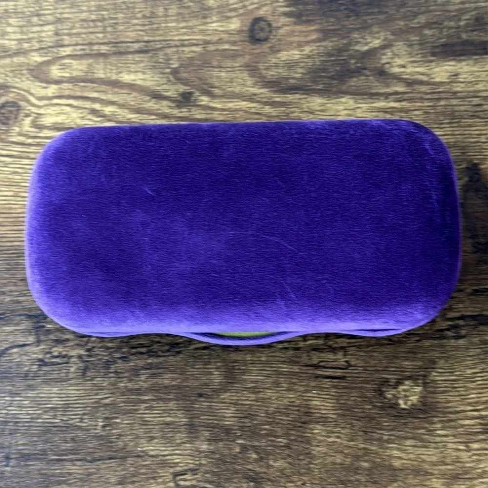 Gucci Purple Velvet Eyeglass Case